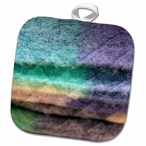 3dRose Ireland-Avoca Handweavers Mill-Wool Blanket-Craft-Eu15 Kwi0025-Kymri Wilt Topflappen, Weiß, 8 x 8
