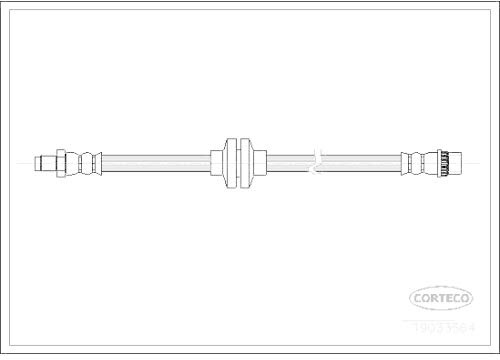Corteco 19033564 Bremsschlauch vorne