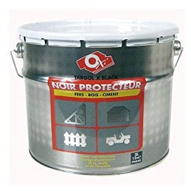 Oxi xblac2 targol barniz protector para hierro/madera/cemento 2 L Negro