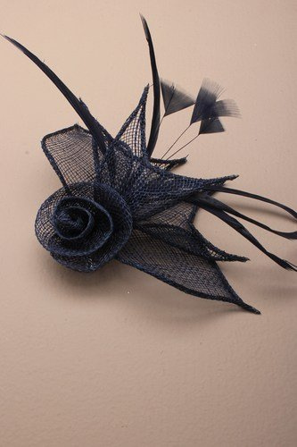 Dark Navy Beak Clip Fascinator Weddings Ladies Day Race Royal Ascot