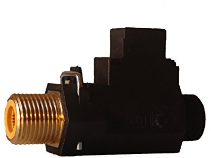 Ferroli - Kit Flussostato Eltek, Manopola Rotativa, Nero, On-off