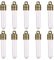 Unknown Mini Empty Glass Tube Bottle Charm Wish Bottles Pendant Pack of 10 Clear, 1, Glass, Amazonite