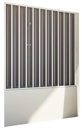 Pare baignoire de douche 150 CM H150 PVC mod. Delfi avec ouverture latérale