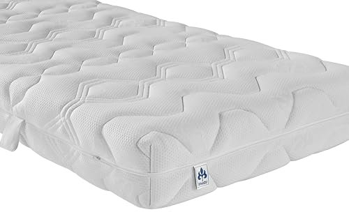 Irisette Lotus orthopädische 7-Zonen 500er Tonnentaschenfederkernmatratze, Härtegrad 3 (mittelfest), 100 x 210 cm, Öko-Tex zertifiziert, produziert nach deutschem Qualitätsstandard