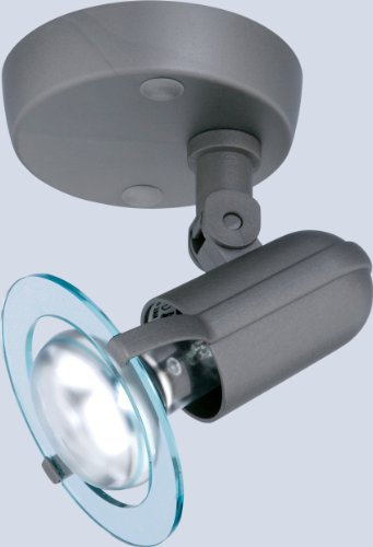 Wandlampe Wohnzimmerlampe Wandstrahler Wandleuchte Strahler Briloner 2750/011P grau