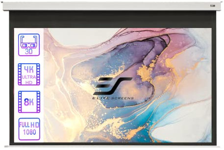 Elite Screens Deckeneinbau Motorleinwand Economy Evanesce B 244 x 137 cm, 16:9 Format 110 Zoll, EB110HW2-E12