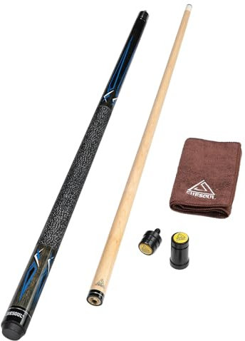 CUESOUL 58 Zoll 19 1/2 Oz Jointed Maple Billard Queue (CSTB002U)