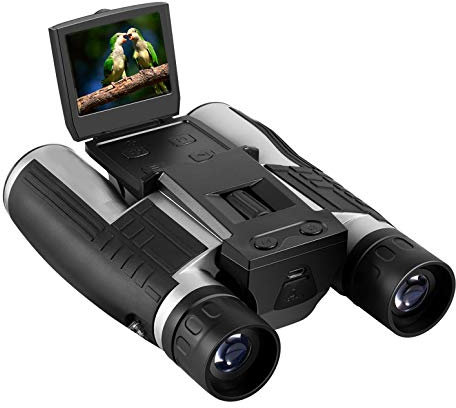 Eoncore 5,1 cm LCD Display fotocamera digitale binocolo 12 x 32 5 MP foto video registratore digitale fotocamera telescopio per guardare uccello, football Game, Concert + free 4 GB TF Card