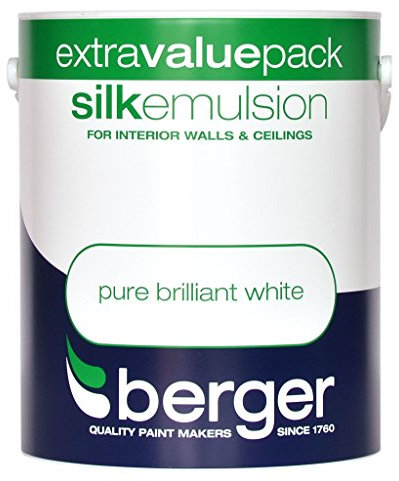Berger Vinyl Silk 3L Pure Brilliant White