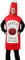 Ketchup Fancy Dress Costume - Pack of 1 - Red Felt All in One Tunic with Face Hole and Saucy Print - Novelty Saucy Ketchup Costume for Fancy Dress Parties and Stag Nights