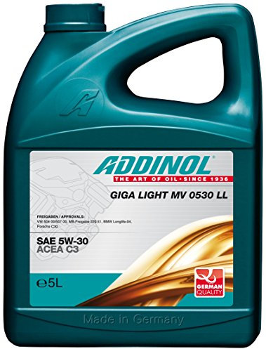 ADDINOL GIGA LIGHT MV 5W-30 LL C3 Motorenöl, 5 Liter