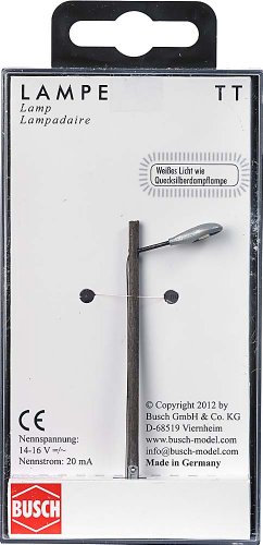 BUSCH 8744 - Straßenleuchte mit Holzmast
