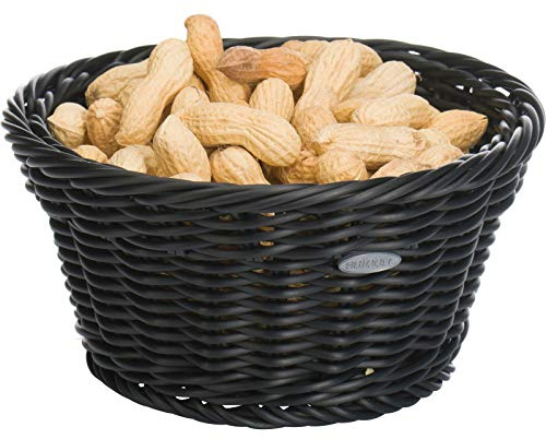 Saleen Mehrzweck-Korb, Gastrotauglich, Rund, Durchmesser: 18,5 cm, Kunststofffaser, Schwarz, 02010419101