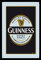 Spiegelbild, GUINNESS , Lizensiert, 20x30cm, Hinterglasdruck,Wandbilder Deko Getränke
