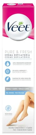 Veet Pure & Fresh Delicate Skin Body Depilatory Cream - 200ml