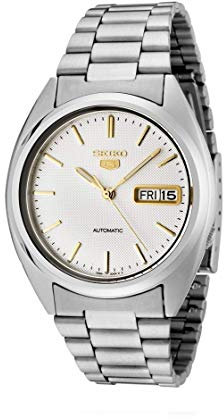 Seiko Orologio Analogico Automatico Uomo con Cinturino in Acciaio Inox SNXG47K1