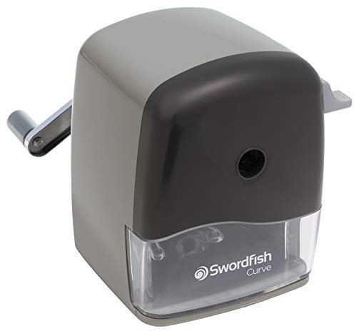 Swordfish Spitzmaschine 'Curve', 8-12 mm, Handbuch, Kunststoff, Pencil Sharpener, Schwarz