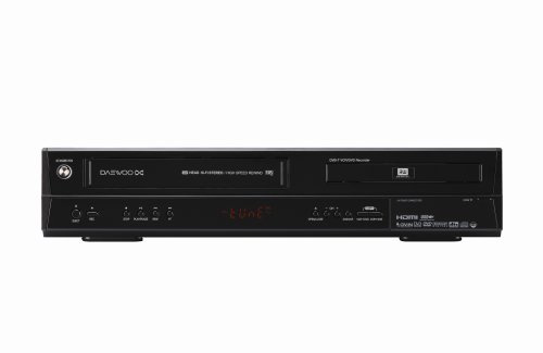DAEWOO DRVT43 DVD RECORDER & VHS/VCR VIDEO RECORDER COMBI - BUILT IN DIGITAL FREEVIEW, HDMI, COPY VHS TAPES TO DVD