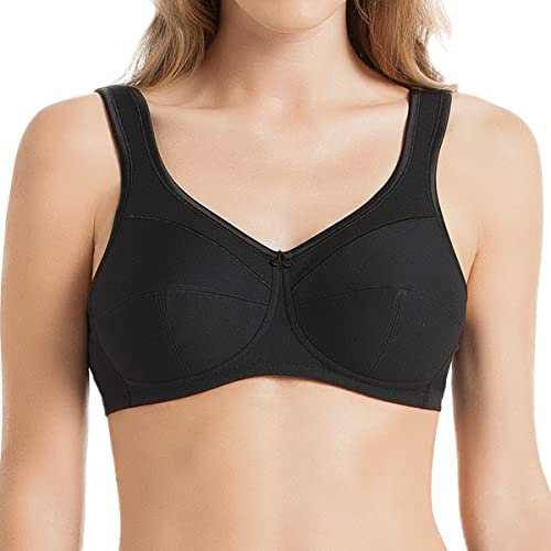 Anita Women's Non-Wired Comfort Bra with Cotton 5427 Black 36B