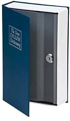 kh security Safe Buch, The New English Dictionary, blau, 370105