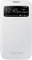 Samsung S-View - Funda para móvil Galaxy S4 (Pantalla frontal, teclas laterales para activar la pantalla), blanco