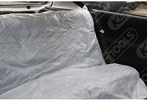 KS Tools 500.8084 Einweg-Doppelsitzschoner, weiß, 200 Stück