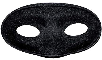 WIDMANN Augenmaske Schwarz Maskerade Karneval Party Masken Augenmasken & Verkleidungen für Maskerade Kostüm Zubehör