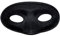 WIDMANN Augenmaske Schwarz Maskerade Karneval Party Masken Augenmasken & Verkleidungen für Maskerade Kostüm Zubehör