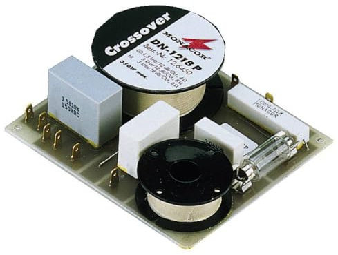 Monacor - Red de separación de Frecuencias de Dos Salidas (protección de Tweeter, para Alta fidelidad y megafonía)