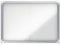 Nobo Premium Plus, Tableau d'Affichage - Vitrine d'intérieur Magnétique Verrouillable, Porte Coulissante en Verre, 8 x A4, Blanc, 1902569