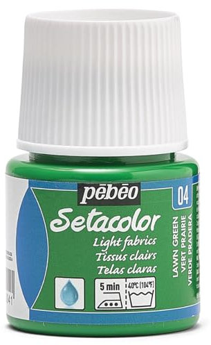 Pintura Setacolor Tejidos Claros Verde Pradera 45ml