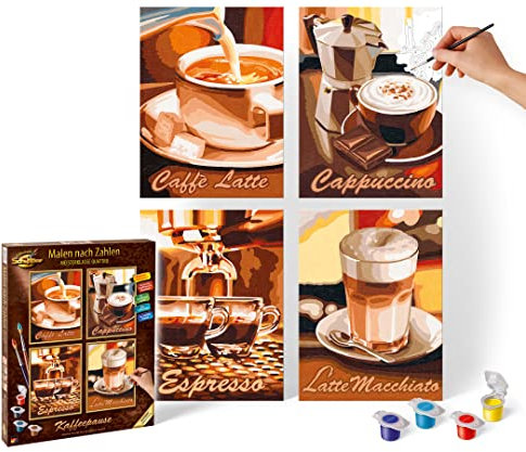 Schipper - 609340553 - Coffee Break - Quattro - Tableau à Dessin - Taille 40 x 50 cm