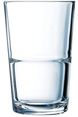 Arcoroc ARC H7763 Stack Up Lot de 6 verres à long drink 350 ml en verre transparent