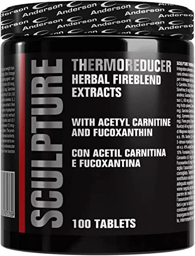 Anderson Sculpture Thermo (100cpr) Carnitina Caffeina Guaranà Fucus Mate Peperoncino Centella Coleus Banaba iodio