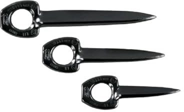 Climbing Technology Universal Hard Clavo de Roca, Negro, Talla única