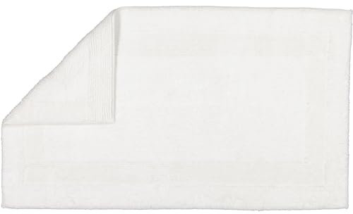 Cawö Badteppiche Luxus Badteppich 1000 Weiss - 600