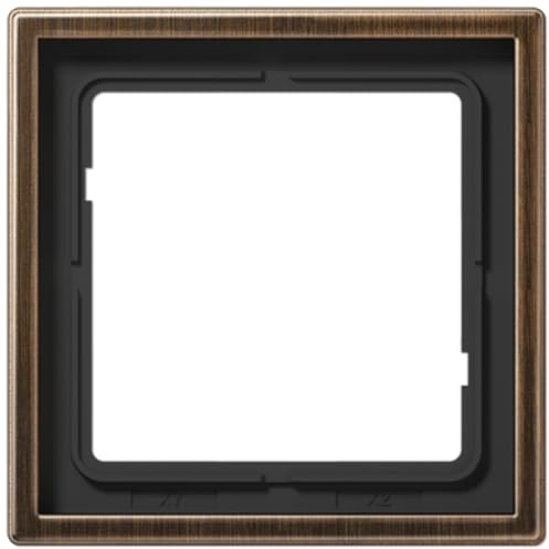 Jung Rahmen 1fach Serie LS Messing antik, 1 Stück, ME 2981 AT