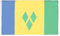 BANDIERA SAINT VINCENT E GRENADINE 90x60cm - BANDIERA CARAIBE 60 x 90 cm - AZ FLAG