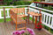 MERXX Eckbank-Set aus Eukalyptus in braun, Tisch ca. 90x60 cm, FSC Mix