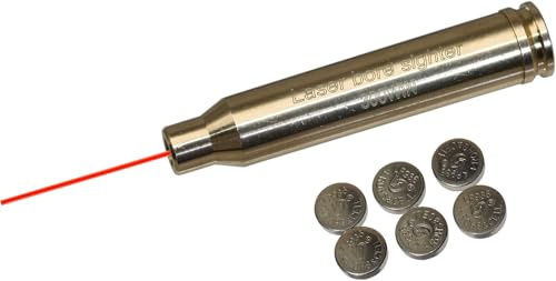 MAYMOC 300WIN MAG Bore Sight Red Dot Patrone mit 2 Sätzen Batterien