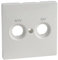 Schneider electric mtn299619 façade prise r-tv/SAT Ivoire