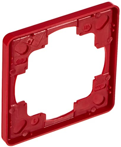 Gira 021143 Abdeckrahmen 1-Fach S, rot