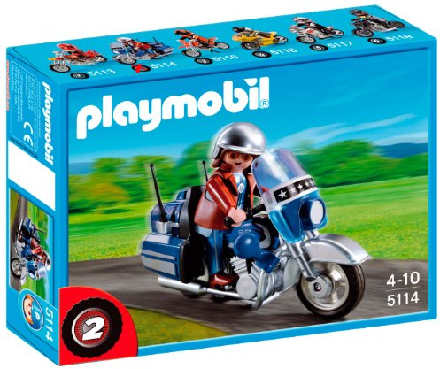 Playmobil - 5114 - Jeu de Construction - Moto de Route