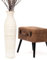 Leewadee Jarrón Grande De Suelo – Jarrón Alto De Madera De Mango para Ramas Decorativas, 70 cm, White Wash