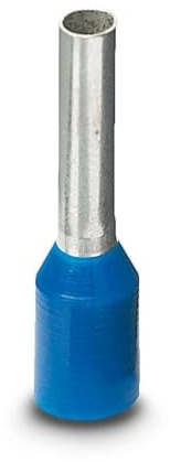 PHOENIX CONTACT AI 2.5-10 BU Aderendhülse, 10mm Hülsenlänge, 17mm Länge, Blau, 100 Stück