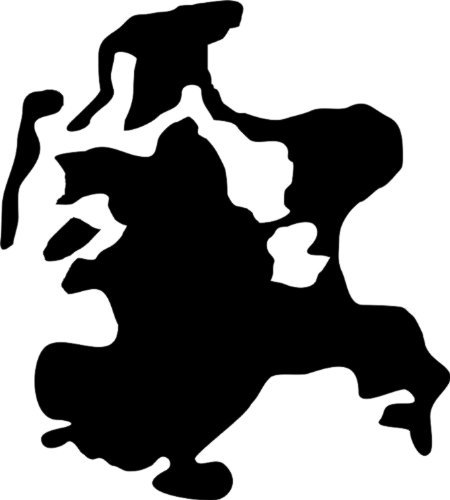 blattwerk-design Insel,Inseln, KFZ-Aufkleber, Rügen M070 Schwarz