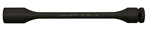 KS Tools 515.1479 1/2 Torsions-Drehmomentbegrenzer-Stecknuss, 21mmx80Nm