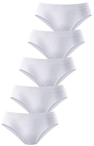 PETITE FLEUR Damen Hüftslip | im 5er-Pack, sanfte Abschlüsse