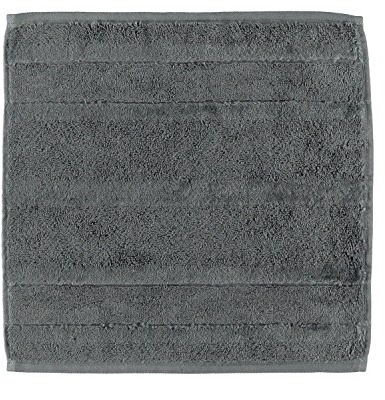 Cawö Noblesse uni 1002 Größe 30x30 cm Farbe 774 anthrazit