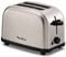 Moulinex LT330D Grille-pain 2 tranches 700 W Acier inoxydable Avec boutons et bouton pivotant